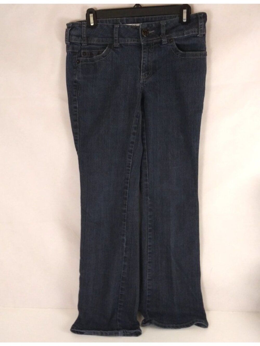 Mixit Women's Dark Wash Low Rise Wide Leg Jeans Size 6